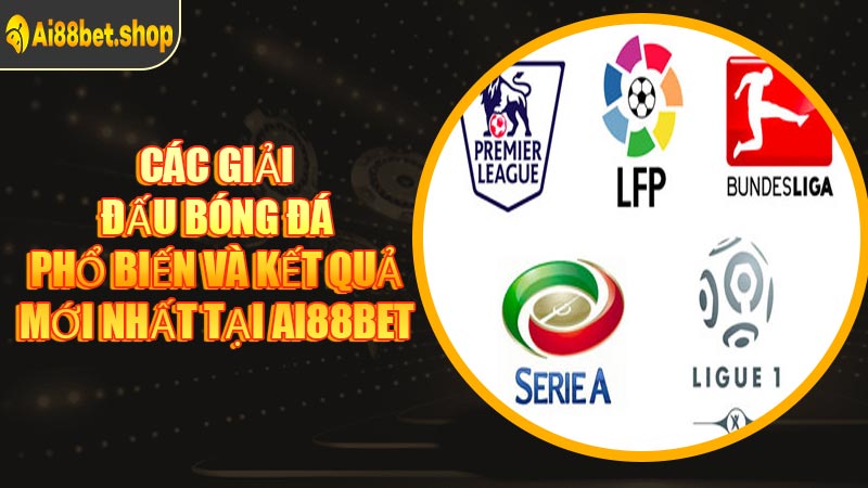 Các Giải Đấu Bóng Đá Phổ Biến Và Kết Quả Mới Nhất Tại AI88BET